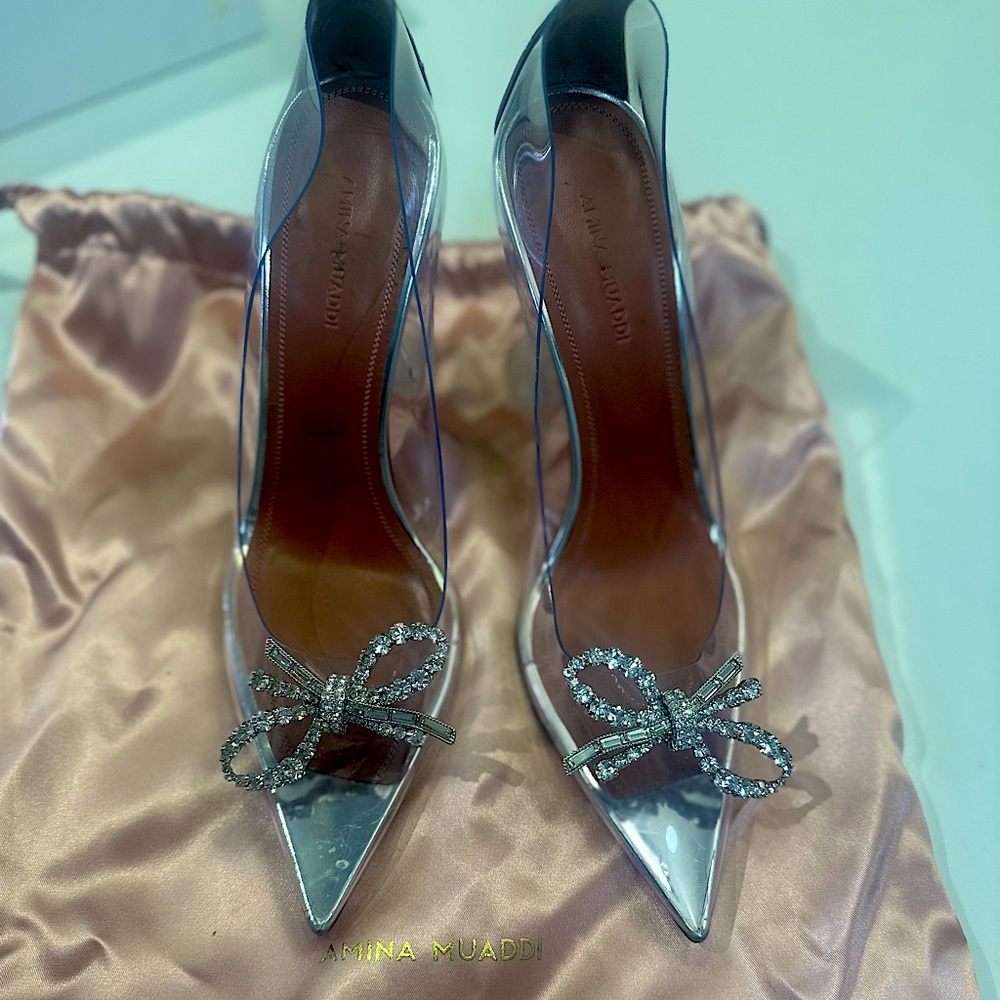 Amina Muaddi Rosie Pumps